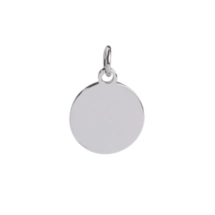 20Pcs/Lot Size 15-30mm Mirror Polish Stainless Steel Charms Round Stamping Blanks Charms For DIY Making Jewelry Necklace