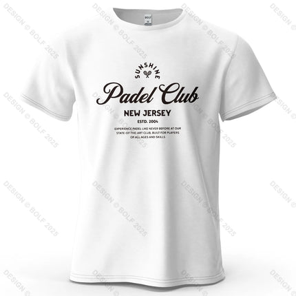 Padel Club Tee Printed Men's T-Shirt 100% Cotton Oversized Classic Graphic Tees for Women Tops Tees Casual Streetwear