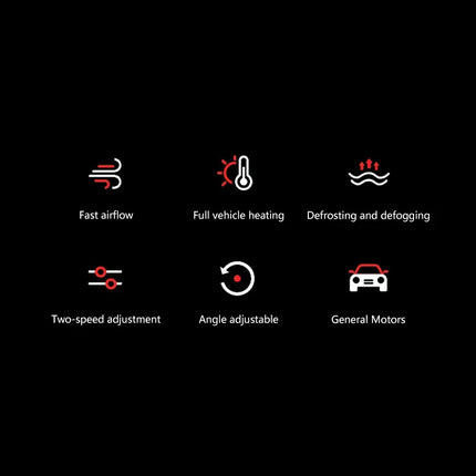 12V/24V Car Home Heater Electric Cooling Heating Fan Windshield Defogging Demister Defroster Electric Heater Fan 2026 New