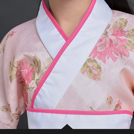 Autumn Two-piece Set Kids Hanfu Cosplay Tang Girl Suit Dance Costume Baby Outfits Ancient Girls Clothing Hanfu Children Suits