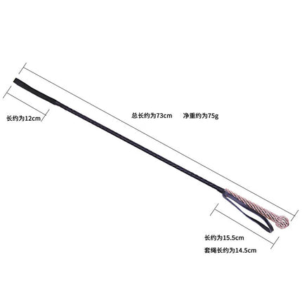 PU/Real Leather Flirting Whip BDSM Bondage Fetish Flogger Straight Long Whip Horse Riding Spanking Sex Toys for Couples Women