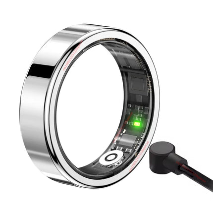 New Smart Ring Bluetooth 2026 Waterproof Lightweight Heart Rate& Blood Oxgyen & Sleep Monitoring Men Women Gifts 5ATM Waterproof