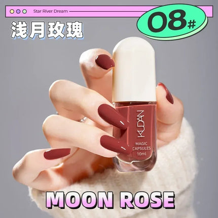 Water-based Nail Polish Tearable Baking Free Solid Color Nail Polish Gel Professional Semi-Permanent Varnish Nail Salon Polish
