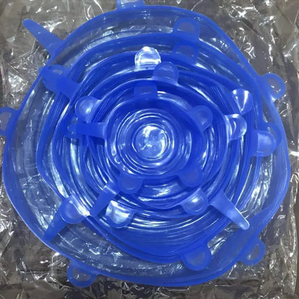 Silicone Stretch Lid Kitchen Accessories Can Be Reused Food Cover Plastic Wrap Cover Fresh-keeping Sealed Bowl Storage Home