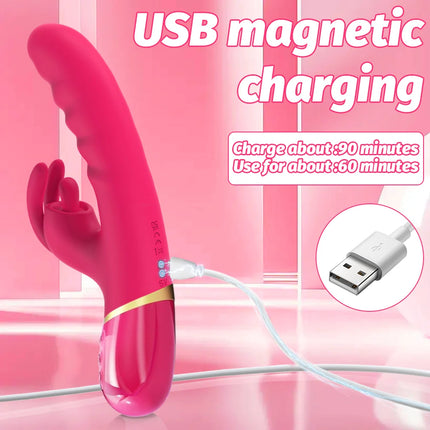 Rabbit Vibrator for Women Vagina G-Spot Vibrator Clitoris Stimulator Female Masturbation Adult Goods Sex Toy for Women