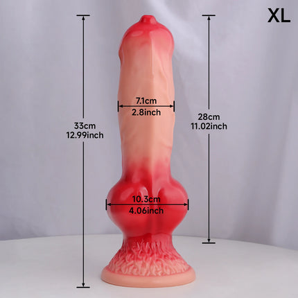Huge Silicone Animal Dog Dildos Realistic Big Knot Penis Female Vaginal Masturbation Device Anal Plug Adults Sex Toys For Men18+