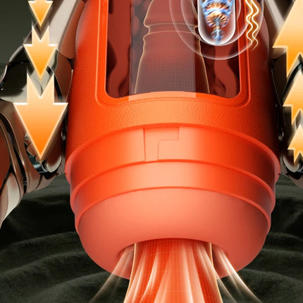 Automatic Male Masturbator Cup Telescopic Sucking Heated Pussy Blowjob Machine Thrusting Vibration Masturbation Sex Toy for Men
