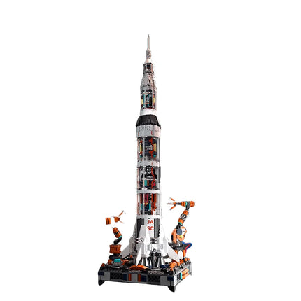 JAKI space exploration heavy rocket super plane space shuttle building blocks assembly children's building holiday gift toys