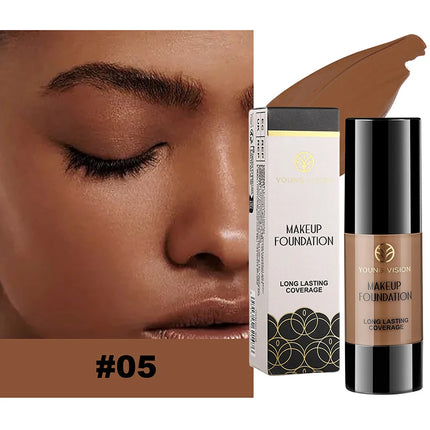 White Liquid Foundation Cosplay Face Makeup Base Long-lasting Waterproof High Coverage Concealer Foundation Makeup for Women