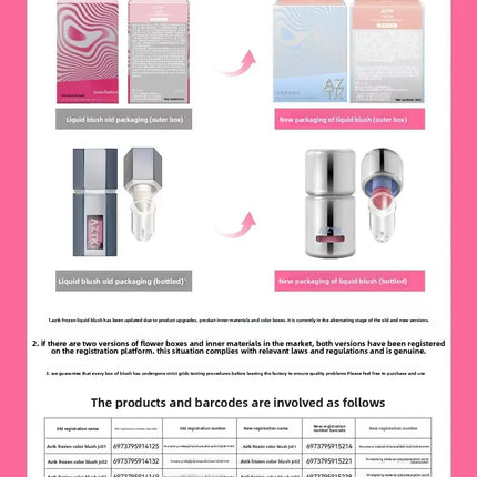 AZTK Liquid Blush Highlighter Contour Stick - Creamy Matte Natural Flush,Face Sculpting & Lifting Effect,Long Lasting Cheek Tint