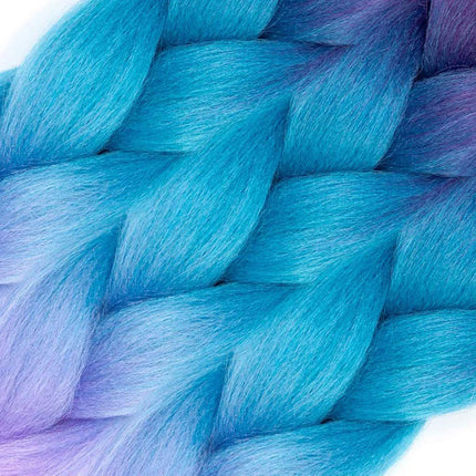Synthetic African Braided Ombre Braiding Hair Braid Hair Extensions 3Pcs Pre Stretched High Temperature Crochet Braiding Hair