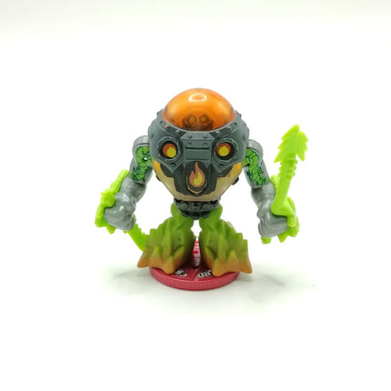 Legends of Akedo Boss Wrapsnap 3 Inch Tall Battling Warrior Action Figure Toys 360˚ Attack Spin Double Defense Armor Gifts