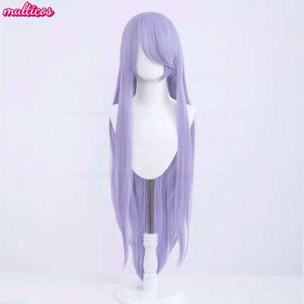 High Quality Anime 100Cm Long Staight Cosplay Wig Black White Red Pink Brown Gold Blue Blonde Purple Heat Resistant Hair Wigs