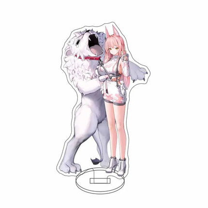 Anime Nikke Goddess Of Victory Figures Model Plate Sexy Girl Cute Girl Pattern Key Ring Acrylic Standing KeyChain for Women Men