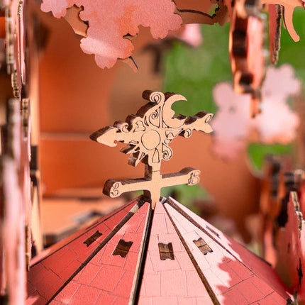 Robotime Sakura Tree House 3D Puzzles DIY Model Building Toy Wooden Craft Kits Hobby for Adult Brain Teaser Gift
