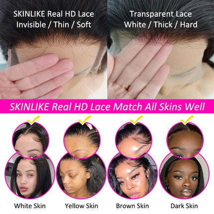 Invisible HD Lace Melt 4c Kinky Edges Afro Kinky Curly 6x6 HD Lace Closure Only Remy Human Hair Afro Kinky Curly 7x7 HD Closure