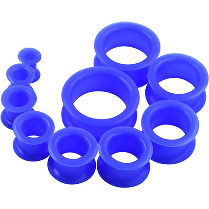 1Pair 3-48mm Silicone Ear Plugs and Tunnels Piercing Expander Piercing Tunnel Ear Tunnels Stretchers Ear Plug Ear Gauges