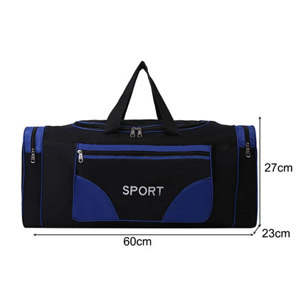 Unisex Oxford Large Capacity Fitness Bag Waterproof Travel Swimming Gym / Sac Unisexe Oxford Grande Capacité Fitness Imperméable Voyage Natation Gym