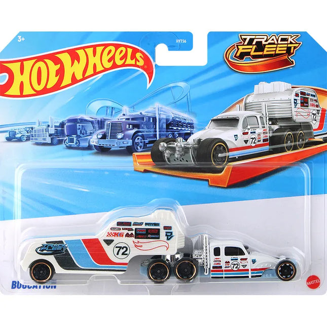 Hot Wheels Car TRACK FLEET Volvo 240 Drift Camper Chevy Silverado Driftcation 1/64 Metal Die-cast Model Toy HYT56