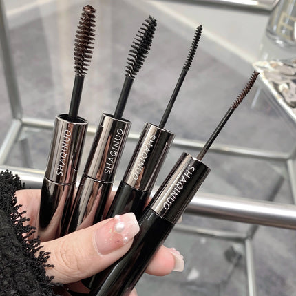 SHAQINUO 2 In 1 Volume and Length Waterproof Mascara Long Lasting Dual-Ended Tubing Eye Makeup