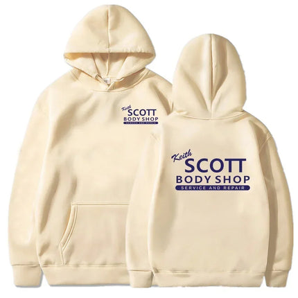Tree Hill Hoodie Keith Scott Body Shop Hoodies Unisex Sweatshirts Autumn Winter Fleece Hooded Pullovers Graphic Sudadera Mujer