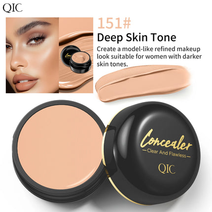 Waterproof Full Coverage Concealer Cream Long Lasting Hide Dark Circles Acne Spots Facial Blemish Foundation Makeup