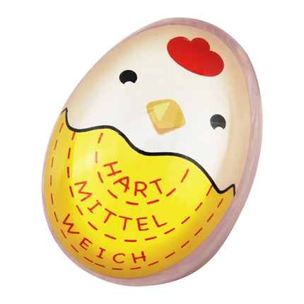 Color Changing Plastic Boiled Egg Alarm Cute Boiled Egg Timer Mini Egg Boiling Timer Egg Cooking Tools Kitchen Gadgets