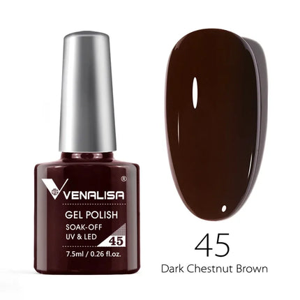 7.5ml Venalisa Nail Gel Polish HEMA FREE TPO FREE Full Coverage Semi Permanent Soak Off UV LED Gel Nail Polish Gel Varnish