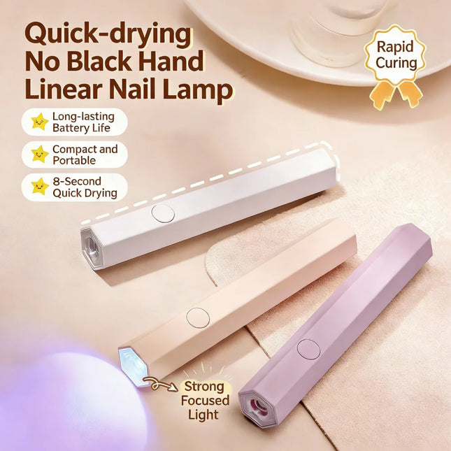 Handheld UV Light for Gel Nails Portable UV Nail Lamp Rechargeable LED Nail Lamp for Nails Art Desk Stand