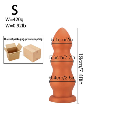 Huge 4 Size Anal Plug Big Anal Beads Butt Plug Smooth Soft Silicone Dilatador Anal Dildo Penetration Anal Toys Fisting Buttplug
