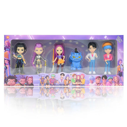 HOT K-pops D-emon H-unters Figure Rumi Zoe Mira anime polyvinyl chloride character collection desktop trinkets Childrens gift