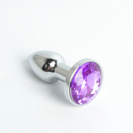 Mini Metal Anal Plug XXS Small Anal Dilator For Adult Men Women Butt Plug With Round Crystal Female Masturbation Anus Sex Toys