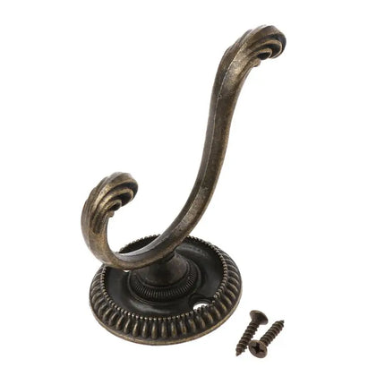 European Wall Hooks Zinc Alloy Coat Hooks Vintage Wall Mount Hanger for Bedroom