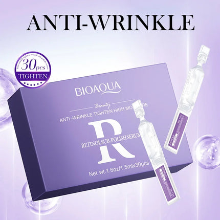 Face Moisturizing Firming Hydrating Retinol Vitamin C Hyaluronic Acid Serum Facial Essence Face Skin Care 30pcs/box