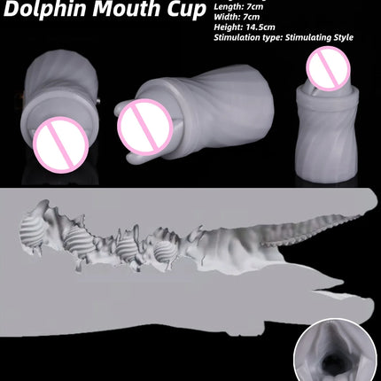 Dimension Walker Beast Mouth Cup Men's Pocket Tongue Lick Masturbator Animal Adult Products Masturbator Silicone Sex Toy
