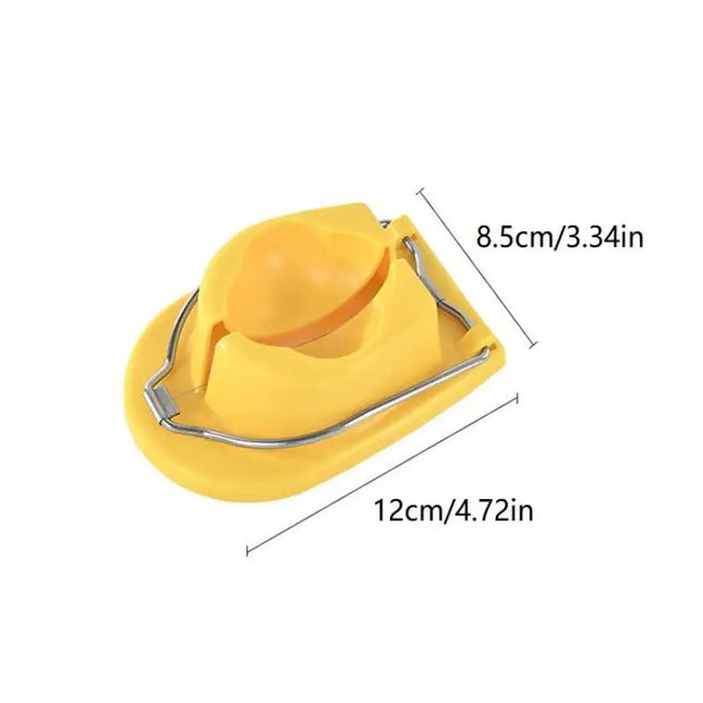 [CL]Handheld Boiled Egg Slicer Labor-saving Rust Resistant Songhua Eggs Divider Efficient Two Cutters Egg Cutter Home[CL]