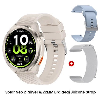 HAYLOU Solar Neo 2 Voice Calling Smartwatch 1.43'' HD AMOLED Display 24h Health Monitoring 150+ Sports Modes 1ATM Smart Watch