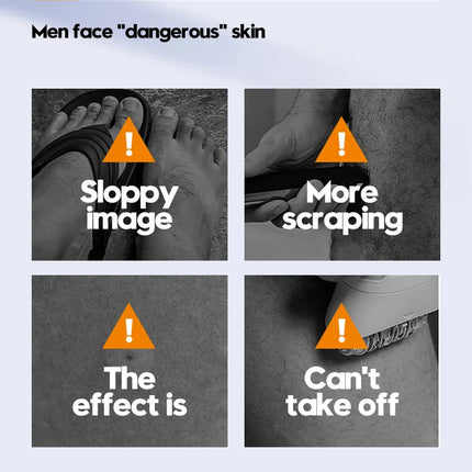 Men's Hair Removal Cream Permanent Epilator Private Area Painless Hair Remover Growth Inhibitor Spray Suitable Sensitive Skin