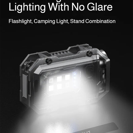 Super Bright LED Flashlight USB Rechargeable Pocket Torch with Clip & Magnetic Base Mini Keychain EDC Light for Outdoor Camping