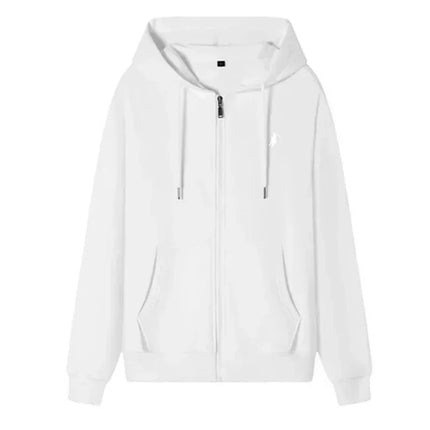 2025 Men's Knit Hoodies New Autumn Winter Casual Zipper Sweatshirts Fashionable Outdoor Jogging Fitness Warm Sportswear