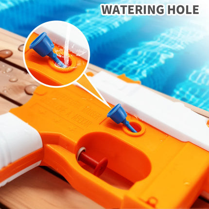 Mauser 2 in 1 Detachable Water Gun, Summer Outdoor Beach Pool Toy with Secret Storage Compartment, Kids Birthday Party Gift