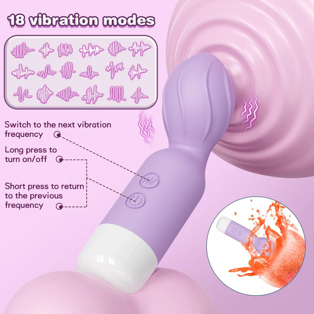 Powerful Magic-Wand AV Vibrator Female Nipple Clitoris Stimulator G-spot Massager Adult Goods Erotic Product Sex Toys for Women