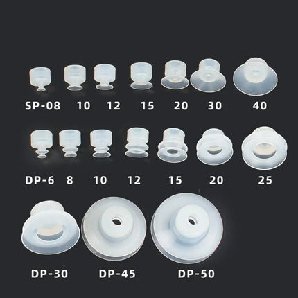 10PCS SP/DP/MP Series Vacuum Suction Cups Single Layer Robot Industrial Pneumatic Accessories Strong Suction Nozzle