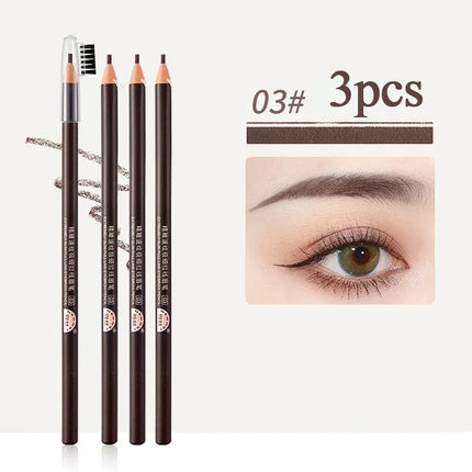 Eyebrow Pencil Waterproof Eyebrow Enhancers Long Lasting Brow Cosmetics Professional Makeup Brow 2mm Ultra-fine Eyebrow Pencil
