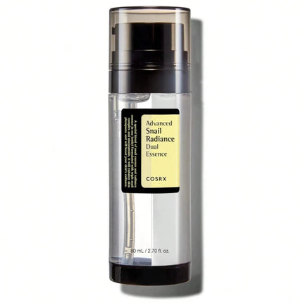 COSRX Niacinamide 5%+Snail Mucin 74% Dual Essence Advanced Snail Radiance Hydrating Anti Aging Face Serum Korean Skin Care 80ml
