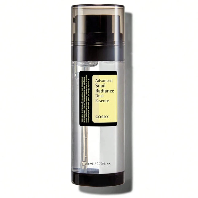 COSRX Niacinamide 5%+Snail Mucin 74% Dual Essence Advanced Snail Radiance Hydrating Anti Aging Face Serum Korean Skin Care 80ml