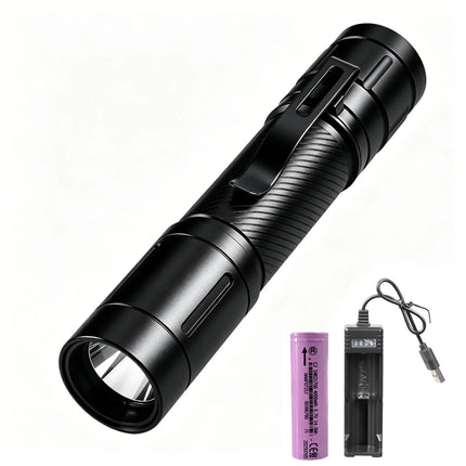 S516-A Tactical Flashlight 1200 Lumens 656ft 6 Modes Moonlight Strobe SOS 21700/18650 IP66 1.5m Drop Proof EDC