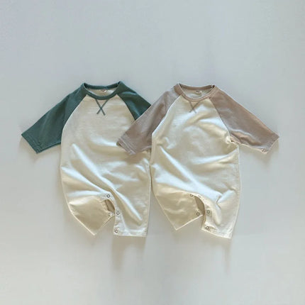 New Baby Long Sleeve Romper Cotton Infant Loose Jumpsuit Spring Autumn Newborn Boy Girl Clothes 2025 New Baby Clothing