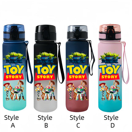 Toy Story Cartoon Drinking Glasses Woody Portable Cup Outdoor Sports Water Bottle Drinking Cup Cartoon Plastic Frosted Kettle
