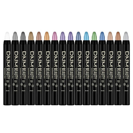 1Pc Pearlescent Eyeliner 15 Colors Waterproof Long-Lasting Non-Smudge Glitter Eye Makeup for Smokey Eyes